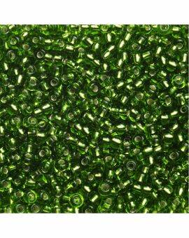 Rocailles - 9/0 - groen semi-transparant