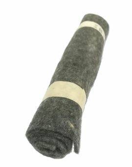 Nepal wool wolvilt - 30x42 cm - 3 mm - antraciet melange