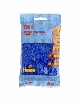 Hama Midi - strijkkralen - 1000 stuks - blue 08