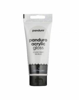Panduro acrylverf glans - 100 ml - neutraalgrijs