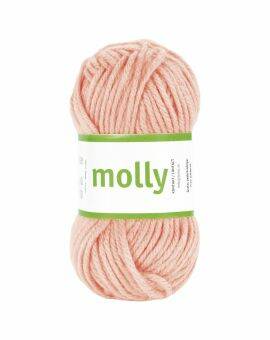 Molly acrylgaren - 50 gram - abrikoos 35048