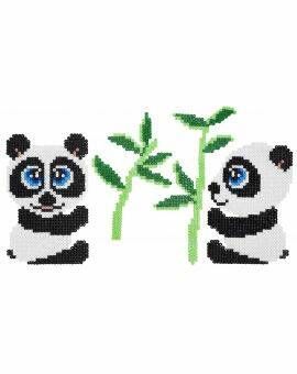 Hama Midi - strijkkralen set - 4000 stuks - little panda