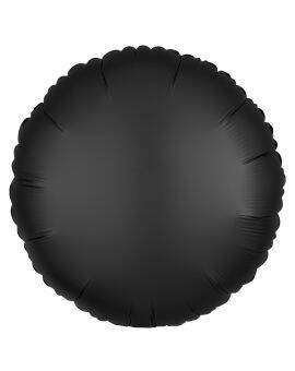 folie ballon 43 cm - zwart