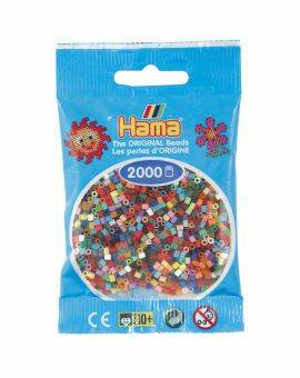Hama Mini - strijkkralen - 2000 stuks - basic mix 00