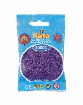 Hama Mini - strijkkralen - 2000 stuks - purple 07