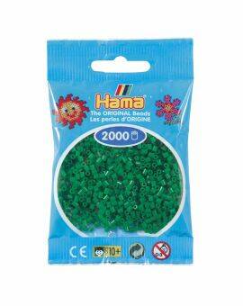 Hama Mini - strijkkralen - 2000 stuks - green 10