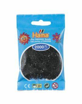 Hama Mini - strijkkralen - 2000 stuks - black 18