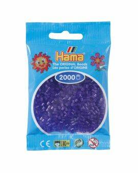 Hama Mini - strijkkralen - 2000 stuks - translucent purple 24