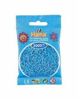 Hama Mini - strijkkralen - 2000 stuks - azure 49