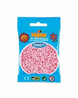 Hama Mini - strijkkralen - 2000 stuks - pastel rose 95