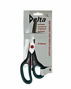 Delta hobbyschaar - soft comfort grip - 21 cm