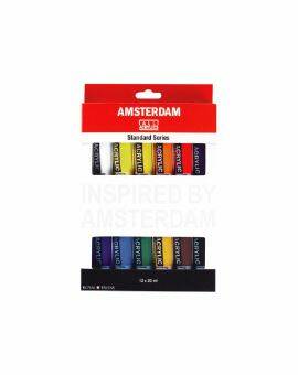 Amsterdam acrylverf set - 12 stuks