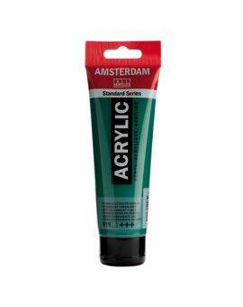 Amsterdam acrylverf - 120 ml - permanent groen donker 619