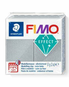 FIMO Soft Effect - 57 gram - metallic silver