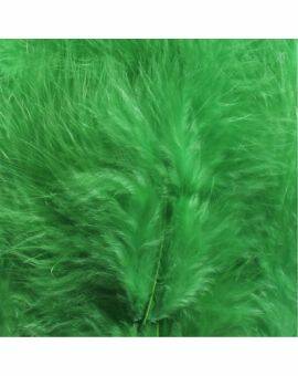 donzen veren 5-9 cm - groen 12 stuks