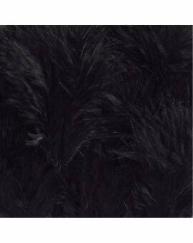 donzen veren 5-9 cm - zwart 12 stuks