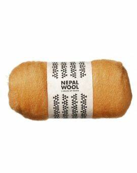 Nepal wool lamswol 50 gram- Zonnig geel