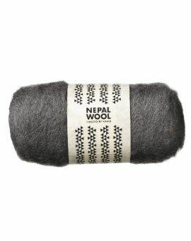 Nepal wool lamswol 50 gram- Grijs