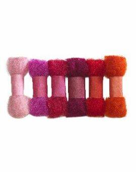 Nepal wool lamswolset 6x 2 gram- Roze/rood
