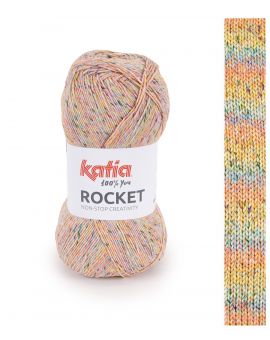 Katia Rocket - Limited Edition - pastelgeel, pastelblauw, kauwgomroze 301