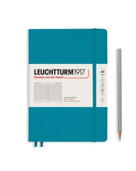 LEUCHTTURM1917 - notebook A5 - lijntjes - oceaan