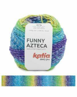 Katia Funny Azteca - groen/blauw 202