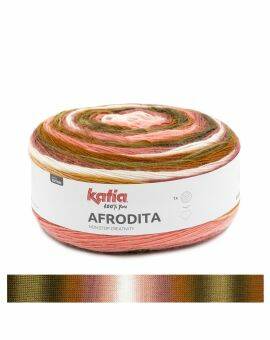 Katia Afrodita - roze/olijfgroen 304