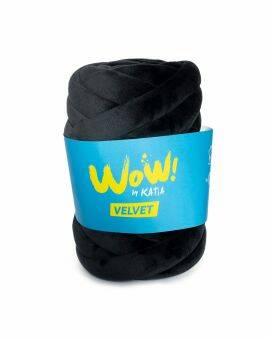 Katia WOW! Velvet - zwart 504