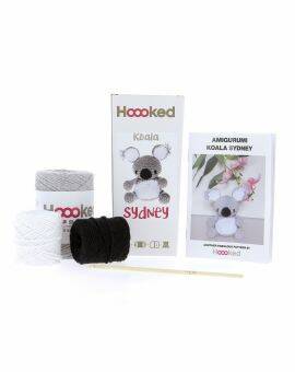 Hoooked DIY kit - Koala Sidney - gris