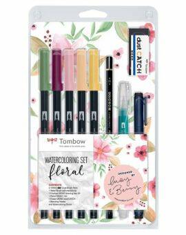 Tombow watercoloring set- Floral