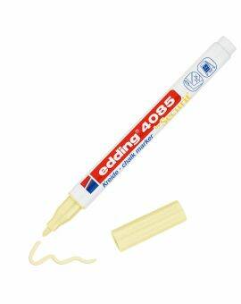 edding 4085 chalk marker - 1 tot 2 mm - pastel geel