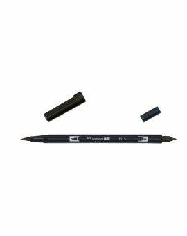 ABT Dual Brush Pen - black N15