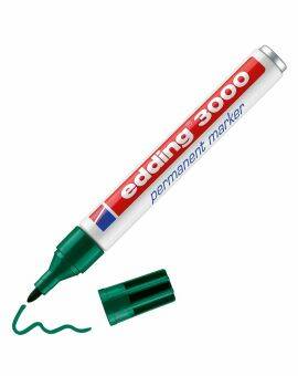 edding 3000 permanent marker - 1,5 tot 3 mm - groen