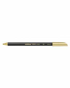 edding 1200 colour pen metallic - 1 tot 3 mm - goud
