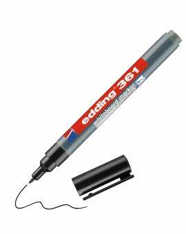 edding 361 whiteboard marker - 1 mm - zwart