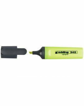 edding 345 highlighter - 2 tot 5 mm - geel