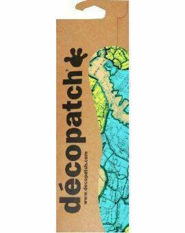 Décopatch - 30x40 cm - 3 vellen - landkaart kleurrijk
