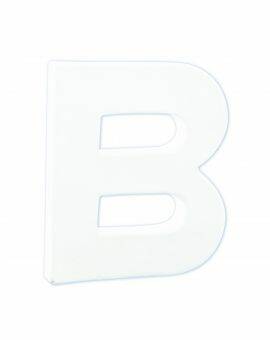 Décopatch - staande letter - 12 cm - B