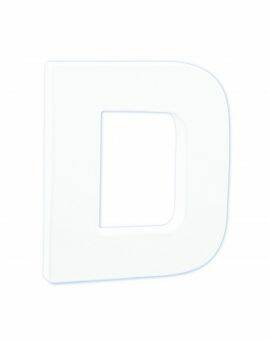 Décopatch - staande letter - 12 cm - D