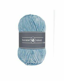 Durable Velvet garen - 100 gram - 289 blauwgrijs