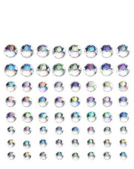 Strass stickers - kristal regenboog