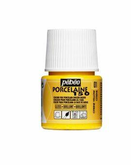 Porseleinverf - 45 ml - glans - geel