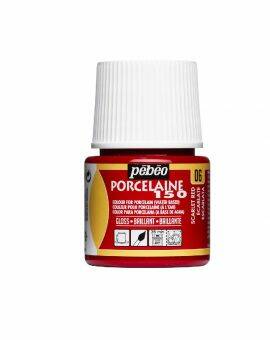 Porseleinverf - 45 ml - glans - rood