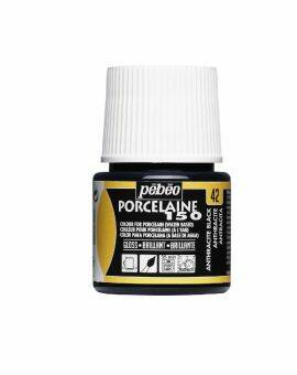 Porseleinverf - 45 ml - glans - zwart