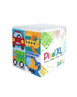 Pixelhobby XL kubus - 20-delig - verkeer