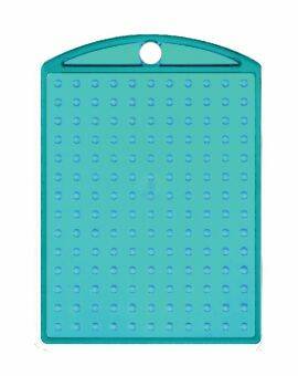 Pixelhobby medaillon - transparant - turquoise
