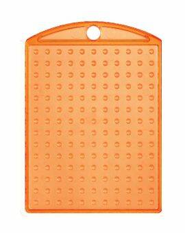 Pixelhobby medaillon - transparant - oranje