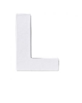 Letter karton L- Wit 10 cm