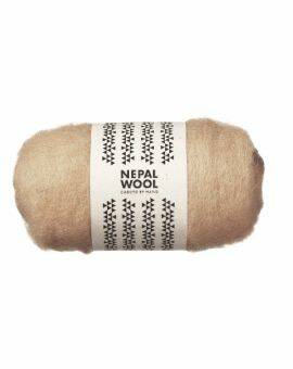 Nepal wool lamswol 50 gram- Beige