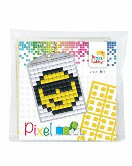 Pixel startsetje medaillon - smiley